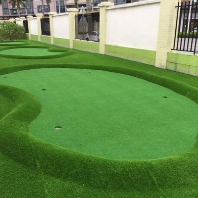 Golf Wkładanie zielonej sztucznej trawy z PP Net SPU Latex Backing i polipropylenu