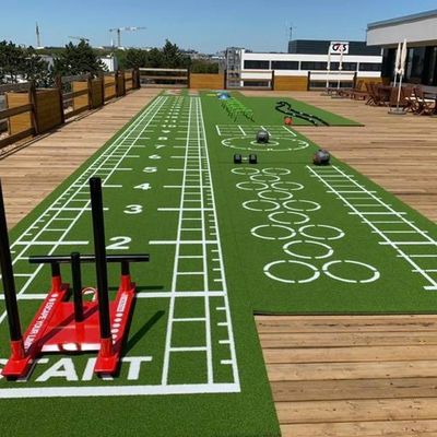 CE ISO9001 ISO14001 Certyfikowany Dorelom Pre-szyte Gym Turf Sports Floor dla Crossfit