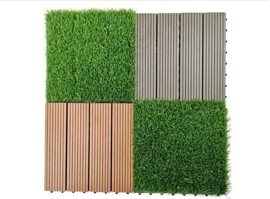 Komercyjny sztuczny trawnik z płytkami z wzajemnym połączeniem 3/8 cali gauge DIY Pet Lawn Mat