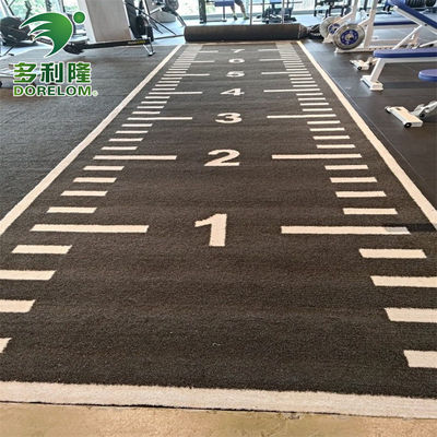 Wytrzymałe 63000 szwów/m2 PE Gym Sled Track Trawa Sztuczna trawnika dla trasy biegowej