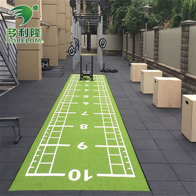 Wytrzymałe 63000 szwów/m2 PE Gym Sled Track Trawa Sztuczna trawnika dla trasy biegowej