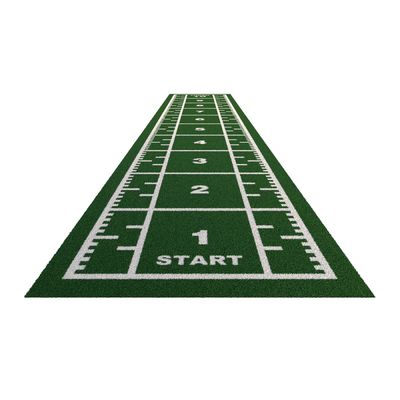 PE gauge 3/16 Inch Outdoor Activity Sztuczna trawa Gym Podłogowy matownik z torem ze ślizgami
