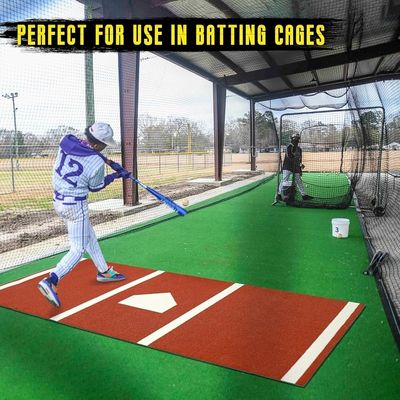 Komercyjny 5ft*8ft trwały sztuczna trawa Baseball Batting Mat do ćwiczeń na zewnątrz