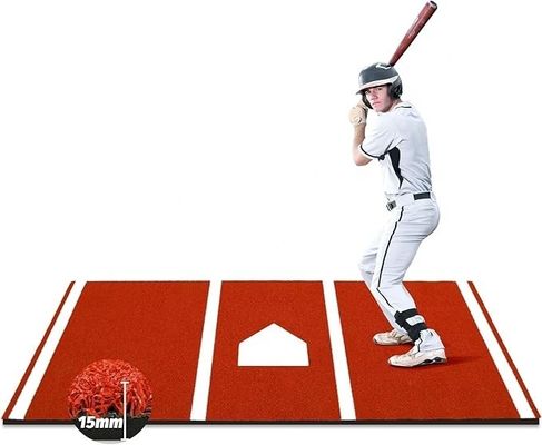PE Monofilament PP Włókno kręcone Baseball Batting Pad Poduszka Sztuczna trawa Mat