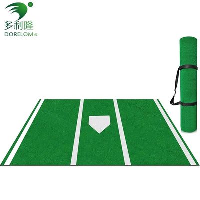 PE Monofilament PP Włókno kręcone Baseball Batting Pad Poduszka Sztuczna trawa Mat