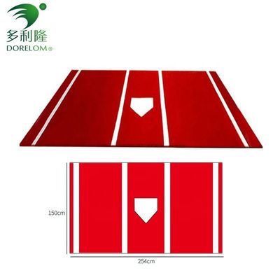 PE Monofilament PP Włókno kręcone Baseball Batting Pad Poduszka Sztuczna trawa Mat