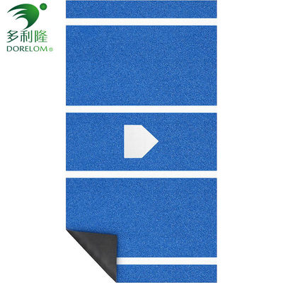 Baseball Batting Mat Nonslip Indoor/Outdoor Portable Softball Hitting Mat z płytką domową