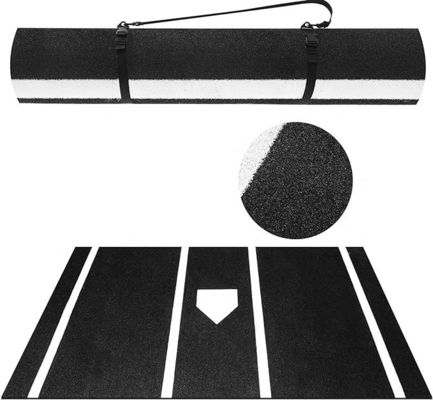 15 mm wysokość stosów przenośny Batting Mat dla optymalnej praktyki baseballu i softbalu