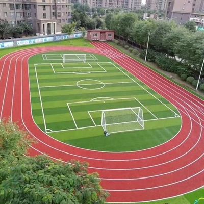 UV Stabilizowany PE 50mm Wysokość Pięć Stron Piłka Nożna Piłka Nożna Trawa S C kształt Futsal Trawa