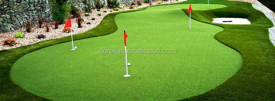 Certyfikowany przez SGS zielony trawnik Mini Golf Course Trawnik Sztuczna trawa