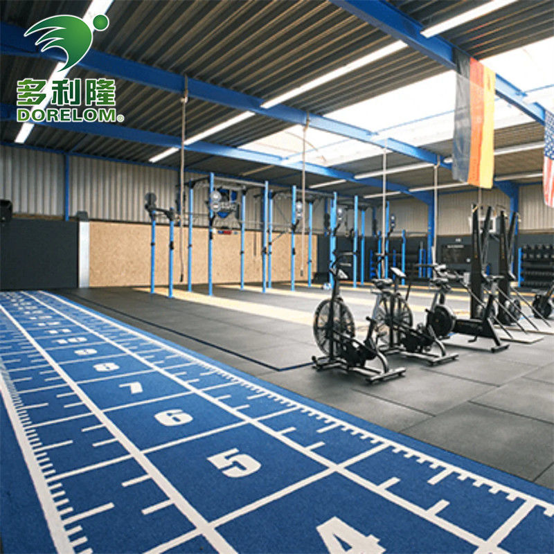 Wytrzymałe 63000 szwów/m2 PE Gym Sled Track Trawa Sztuczna trawnika dla trasy biegowej