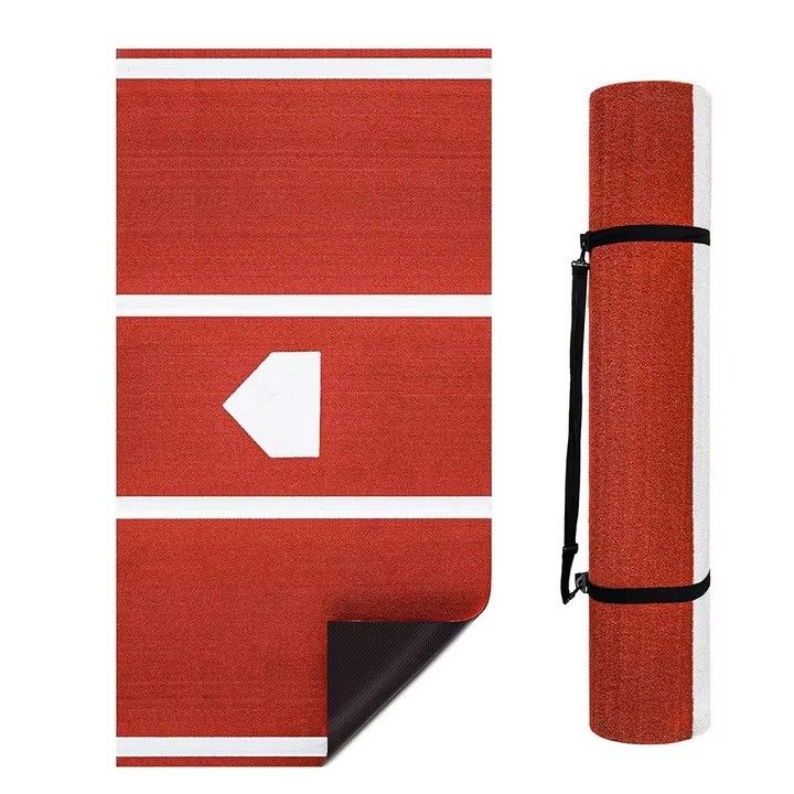 Niestandardowy przenośny podwójny PP NET PU Backing Baseball Hitting Mat do ćwiczeń domowych